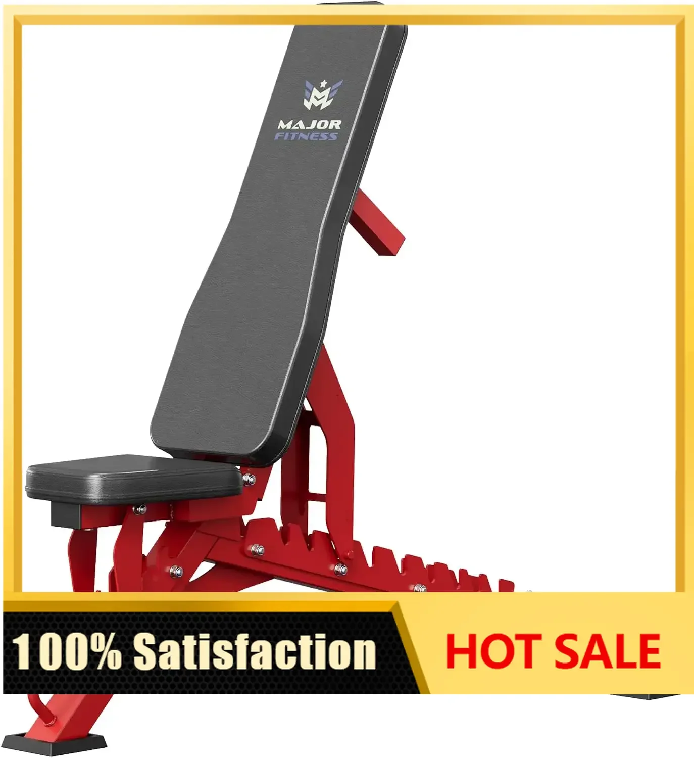 Weight Bench, Adjustable Workout Bench for Strength Training, Bench Press, and Full-Body Workouts for Home Garage Gym