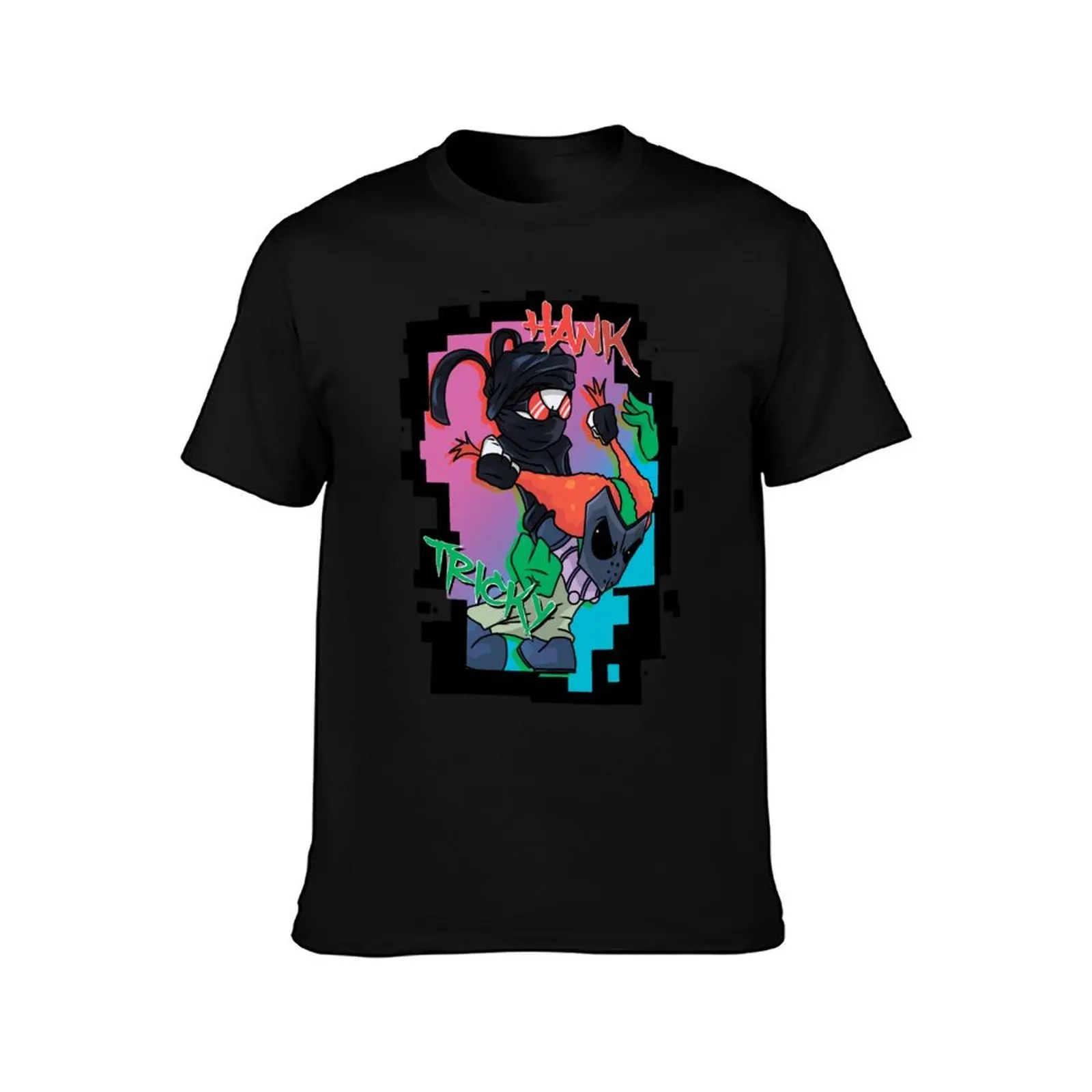 fnf mc hank and tricky graffiti T-Shirt Street Style Casual Tee Shirt T-Shirt