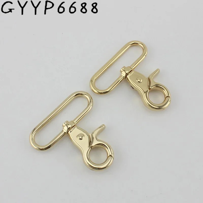 

10-50pcs 51mm 3colors Gold Stronger Swivel Clasps Clips Dog Leash Swivel Hook Snaphook Cord Hook Buckle Trigger Clips Snap