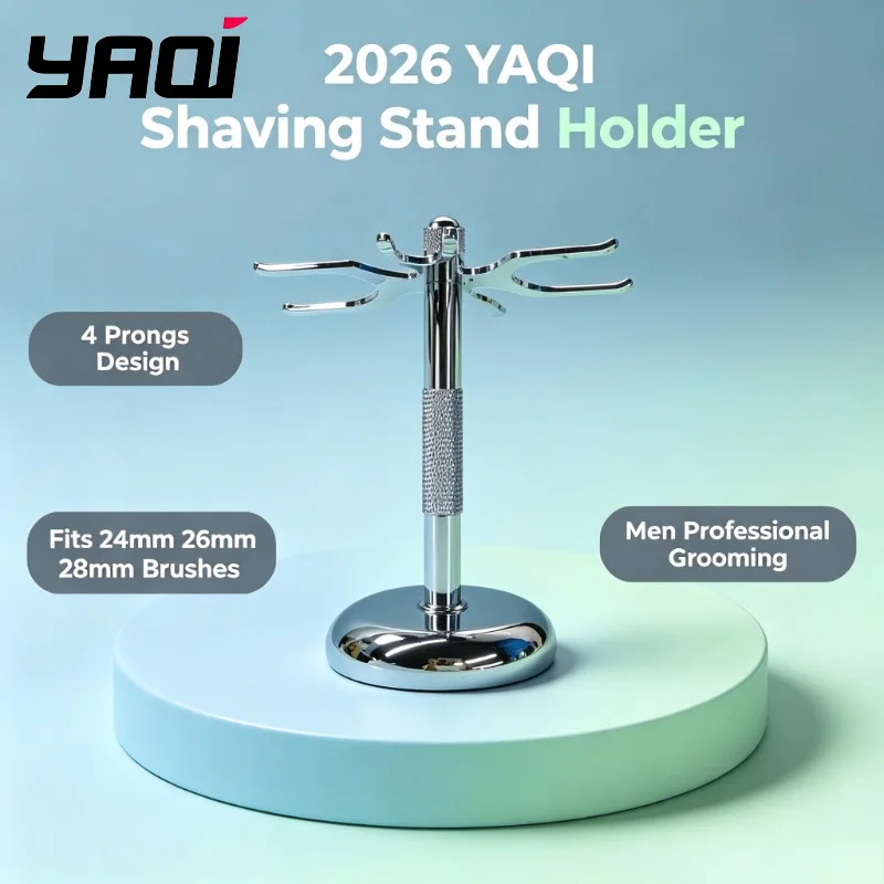 ‌-2026-yaqi-メンズプロフェッショナルシェービングスタンドホルダー-4本爪-24mm-26mm-28mm-シェービングブラシセット用