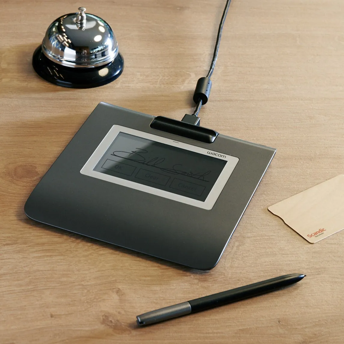 Imagem -03 - Wacom-monochrome Lcd Signature Pad para Negócios 45 Polegadas