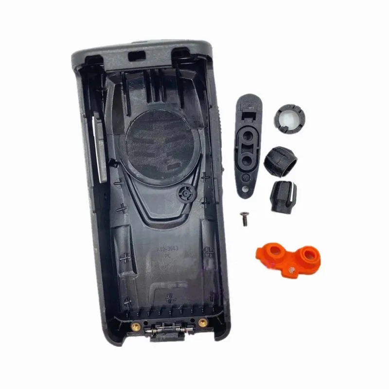 Radio Replacement Front Housing Case Cover with Knob and Dust Cover Kit for Kenwood TK3207G TK-2207G Walkie Talkie Accessories