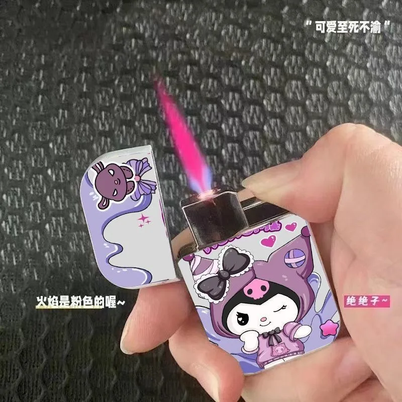 Disney Stitch Lotso Cartoon Kawaii Cute Windproof Lighter Personalized Creative Young People Bar Gift for Boyfriend Wholesale image 3