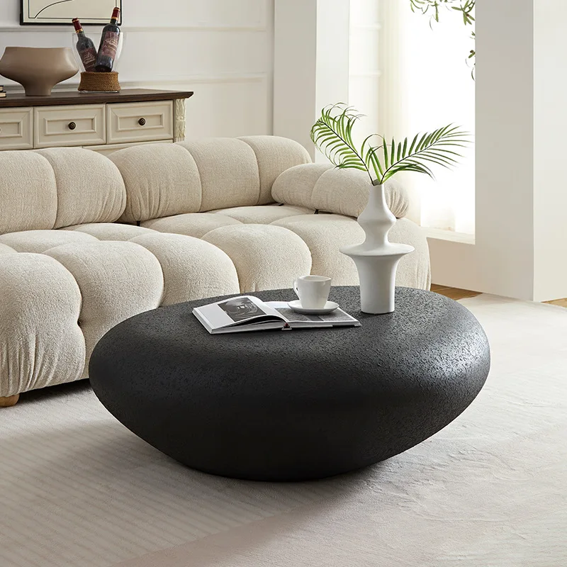 

Nordic wabi-**** wind cobblestone coffee table special-shaped designer home sofa living room