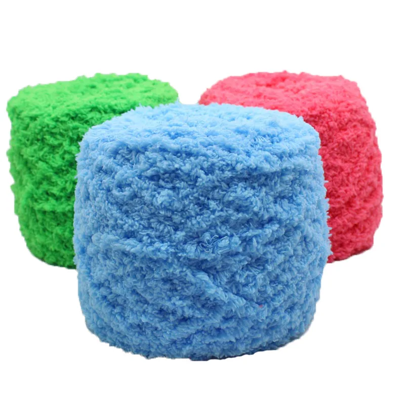 100g/ballKnitting Wool Yarn Soft Yarn Baby Thick Coral Velvet Yarn Hand Knitting Cashmere Crochet Thread For DIY Sweater Blanket