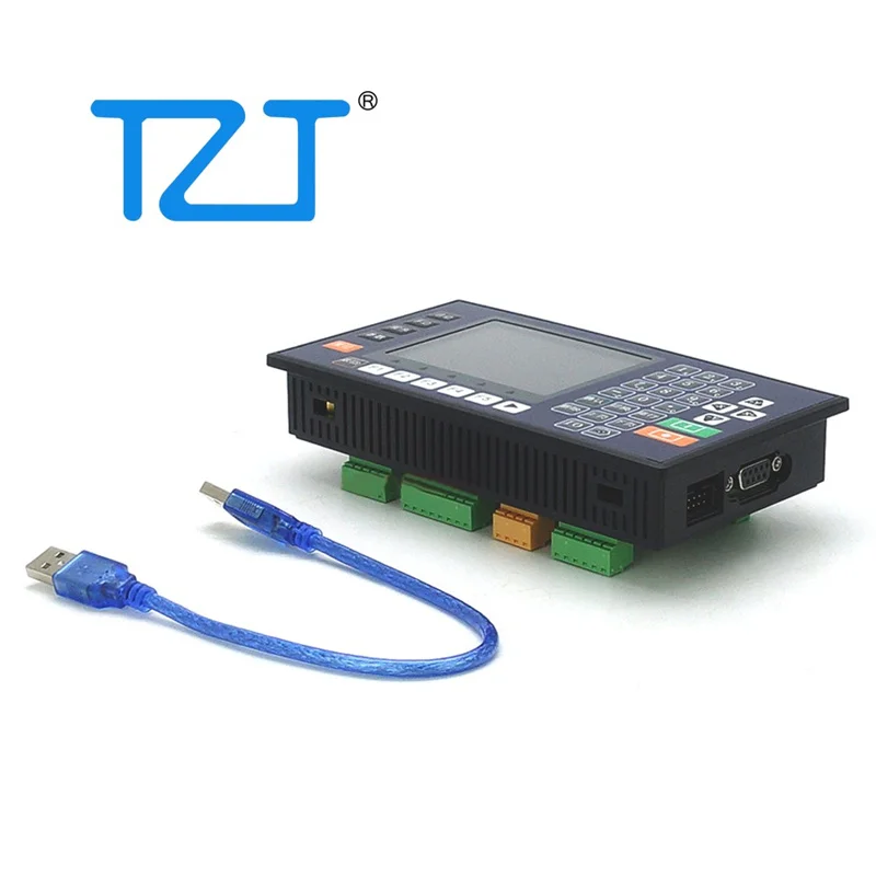 Программируемый контроллер с ЧПУ TZT TC55V, 3-осевой контроллер движения, сервопривод, управление шаговым двигателем, ЖК-дисплей для маршрутизатора с ЧПУ