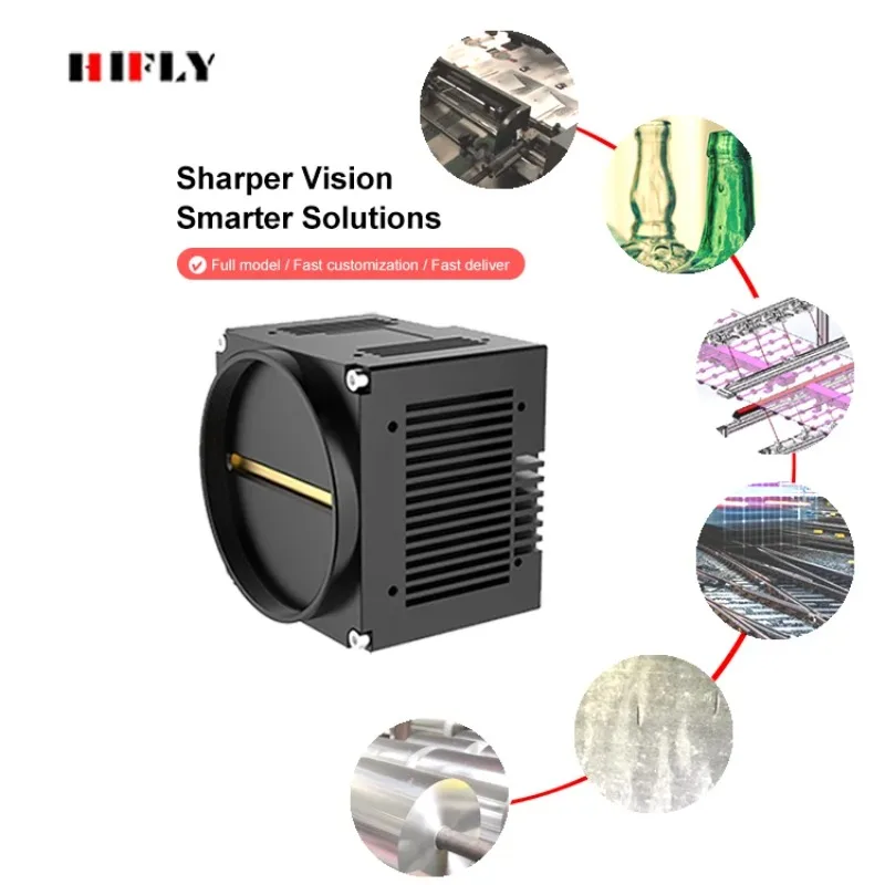 NEW High-tech TDI 10GigE High Line Rate 144KHz 4K 8K 16K 8192*256 Line Scan Industrial Camera