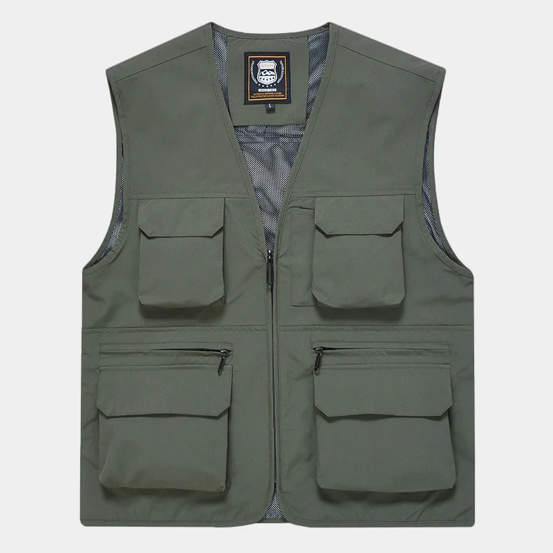 BOLUBAO 2024 gilet Casual da esterno per uomo cappotto sottile traspirante con tasche grandi gilet Casual di alta qualità per uomo