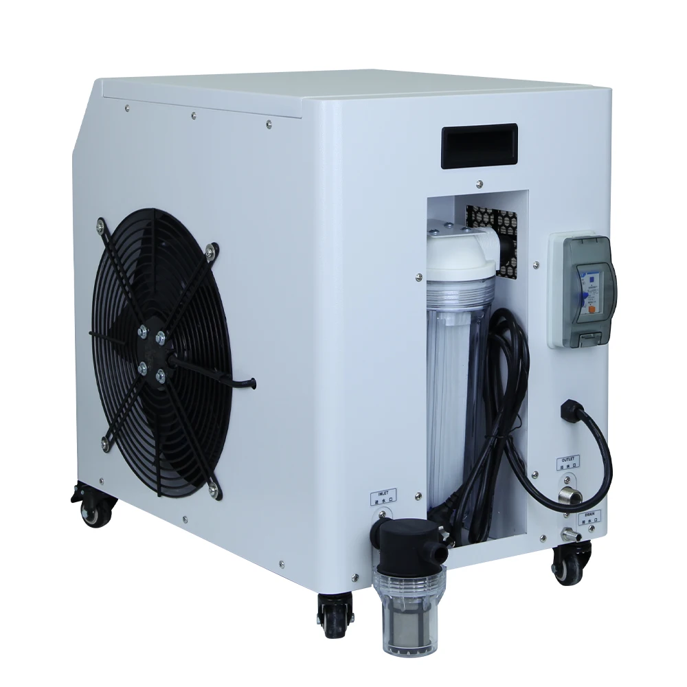 LCD Touch Chiller Heater Compressor Pump Motor R410A 3-42C Auto Remote Energy Saving 0.5-3h.p