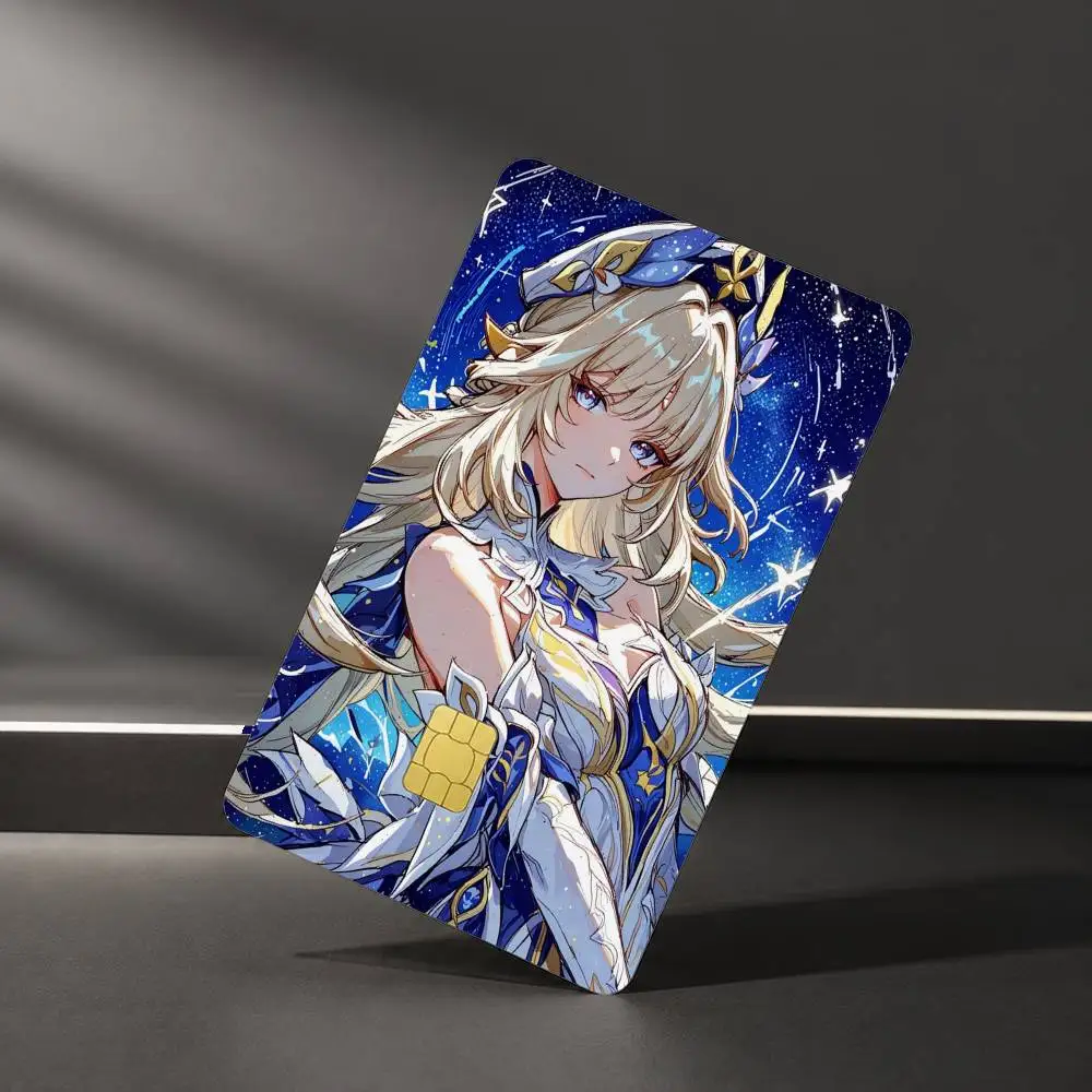 Genshin Nicole REEYN ChibiS Customizable Sticker Film Tape Skin for Credit Card Debit Card Waterproof Stickers