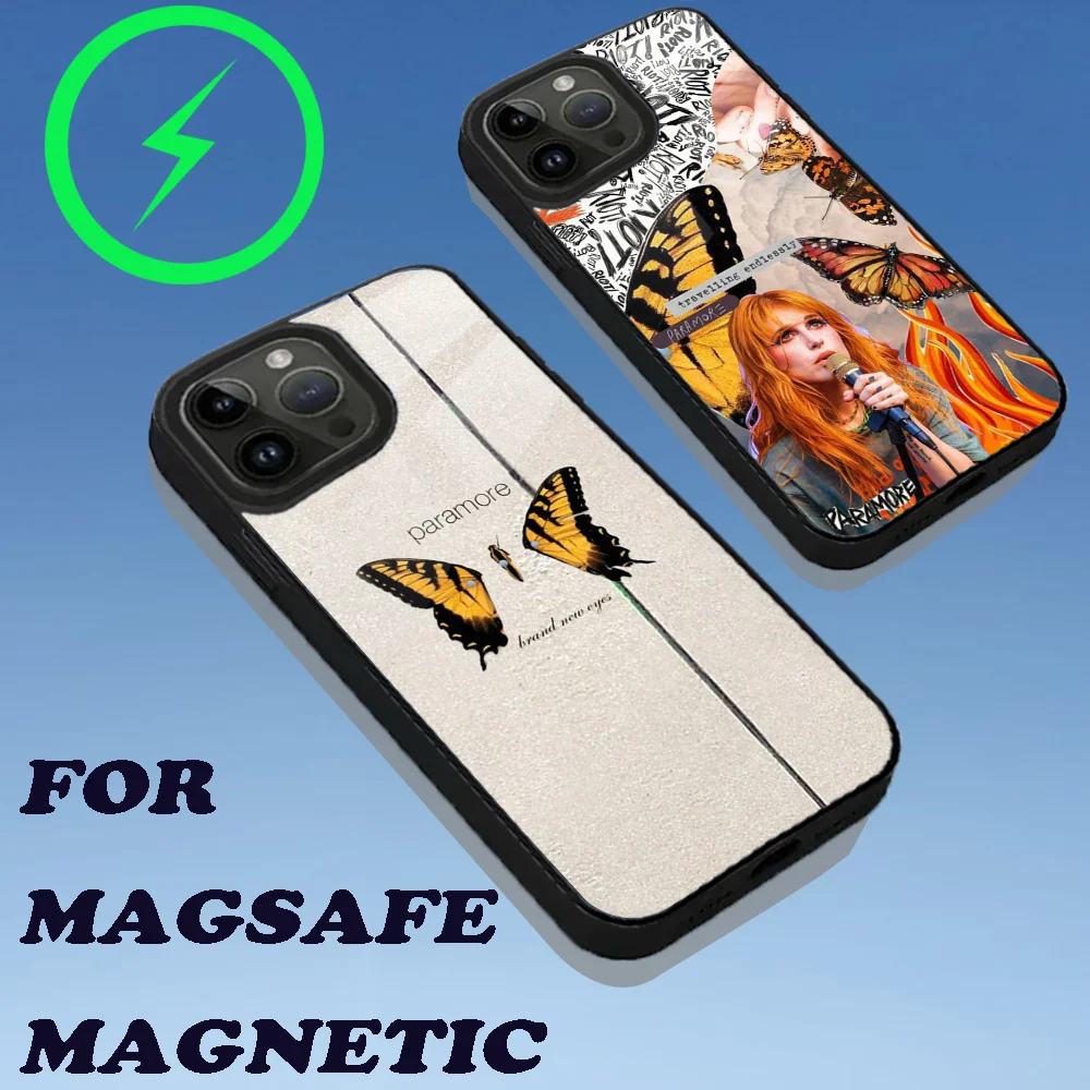 COOL Band P-Paramore Phone Case For iPhone 16,15,14,13,12,11,Plus,Pro,Max Mini Magsafe Magnetic Wireless Charging