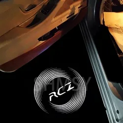 2Pcs For Peugeot RCZ 20112012 2013 2014 Car Accessories LED Projector Courtesy Logo Lamp Auto Door Ghost Shadow Lights