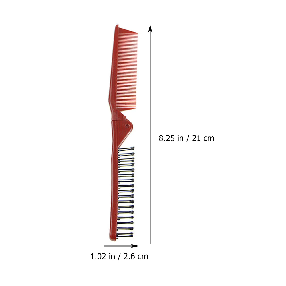 

4pcs Foldable Combs Anti-Static Portable Hair Travel Folding Comb For Men Beard Styling Durable Plastic Pocket Comb