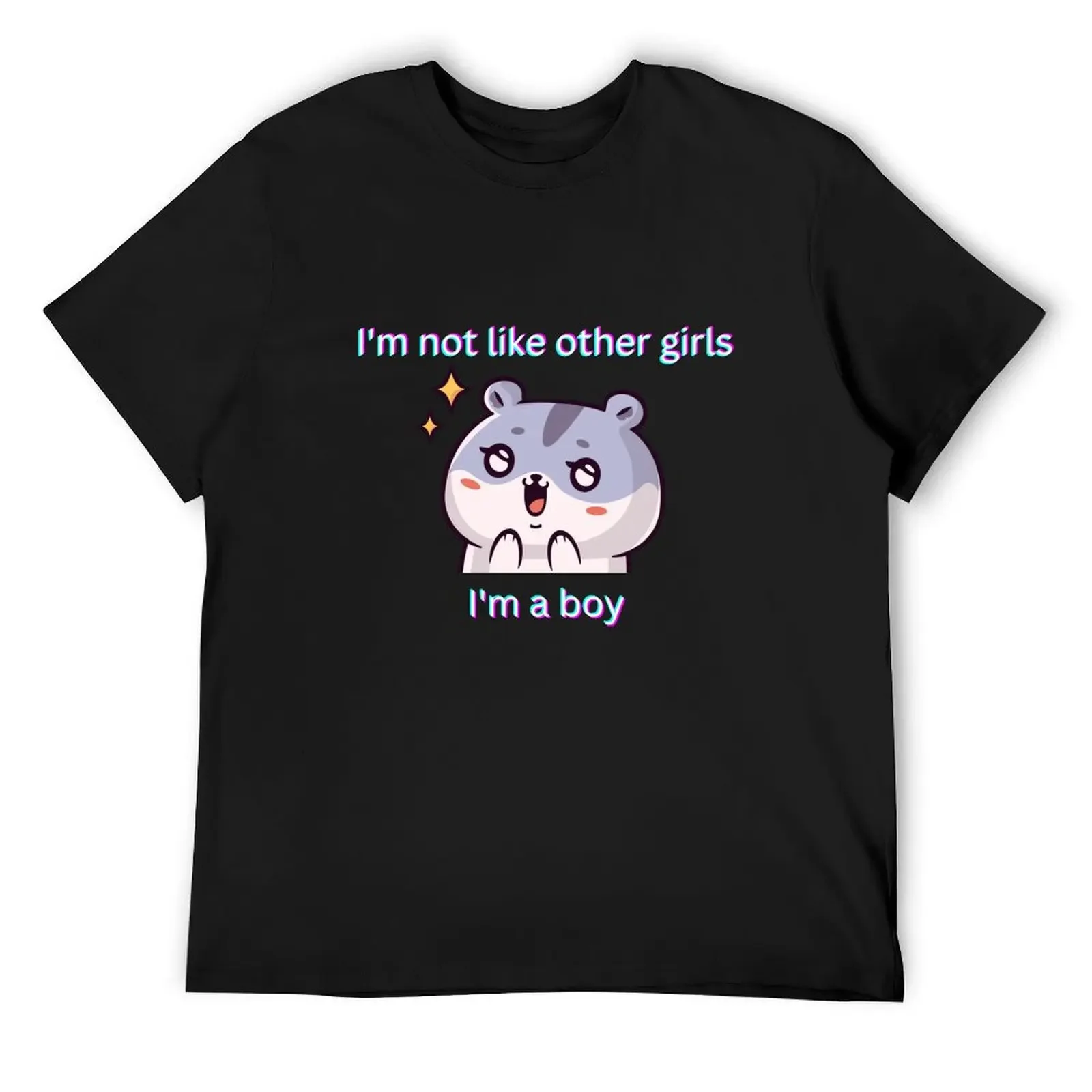 

I'm not like other girls I'm a boy T-Shirt quick-drying blanks basketball graphic tees anime oversized t shirt men