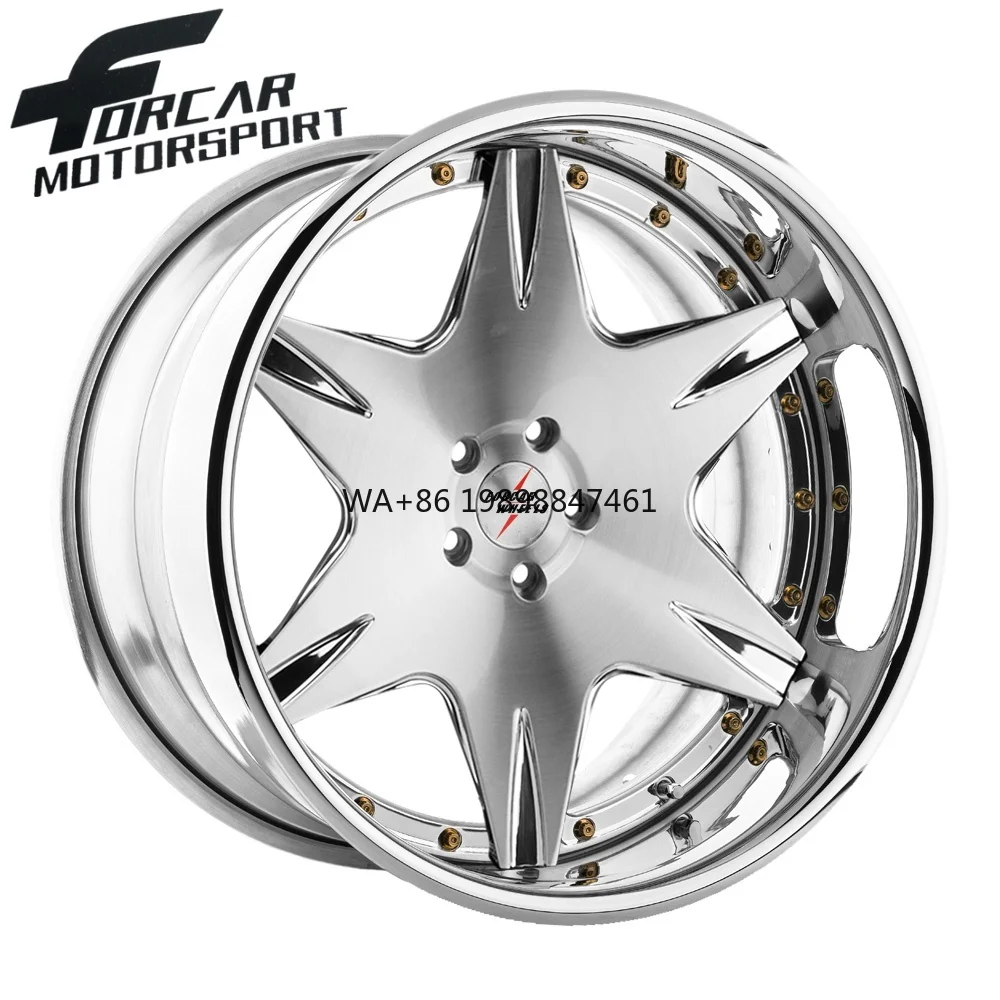 

High Standard Two-Piece Good Quality Unique Design 16 17 18 19 20 21 22 23 24 Inch Forcar Motorsport Alloy Forged Wheels Rims