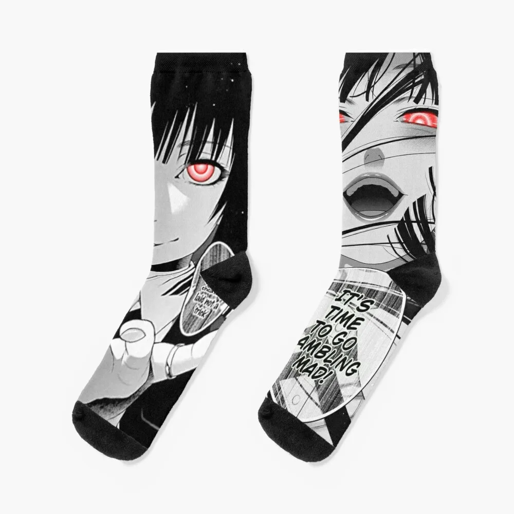 Kakegurui - Yumeko Jabami Anime Socks warm winter New year's Socks Men Women's