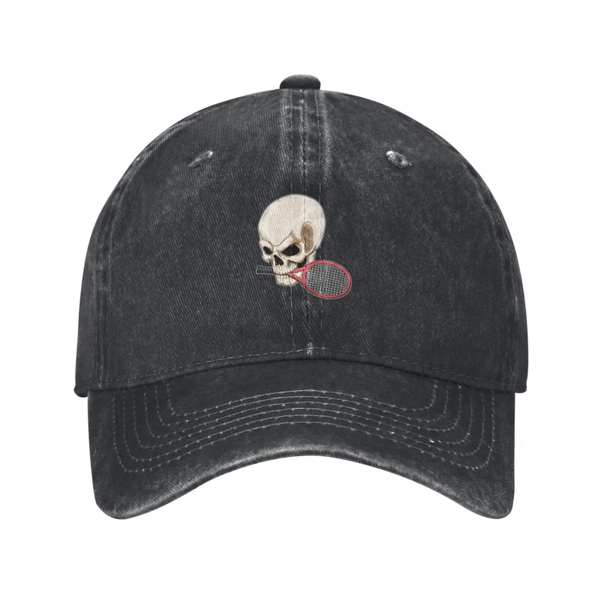 

Skull Tennis Tennis racket Baseball Cap cute sun hat Winter hat fishing caps man Women Caps Men's