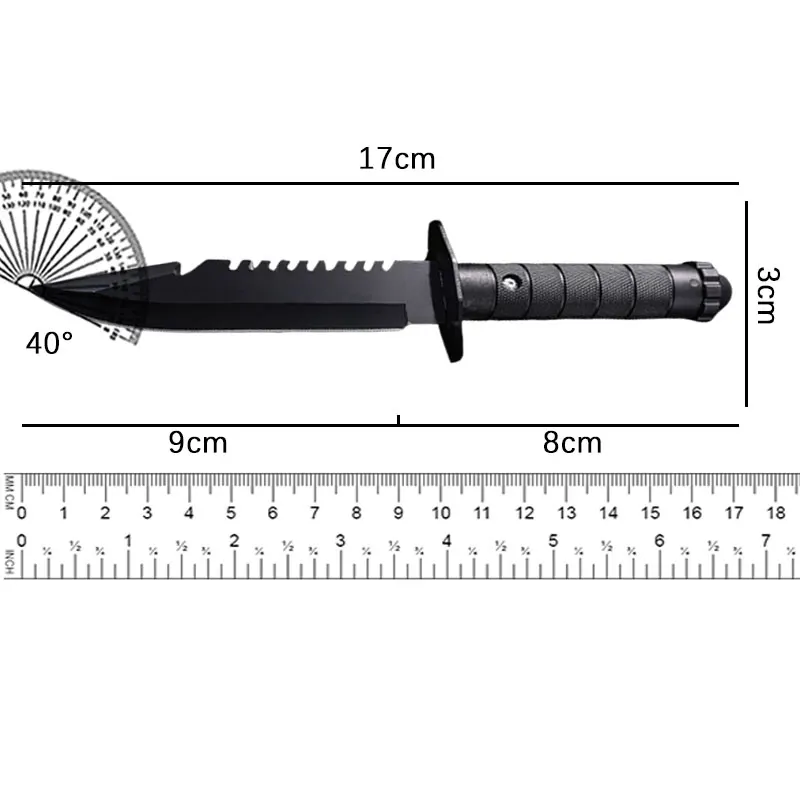 Outdoor Stainless Steel Knife Multifunctional Wilderness Home Fruit Knife High Hardness Portable Straight Knife