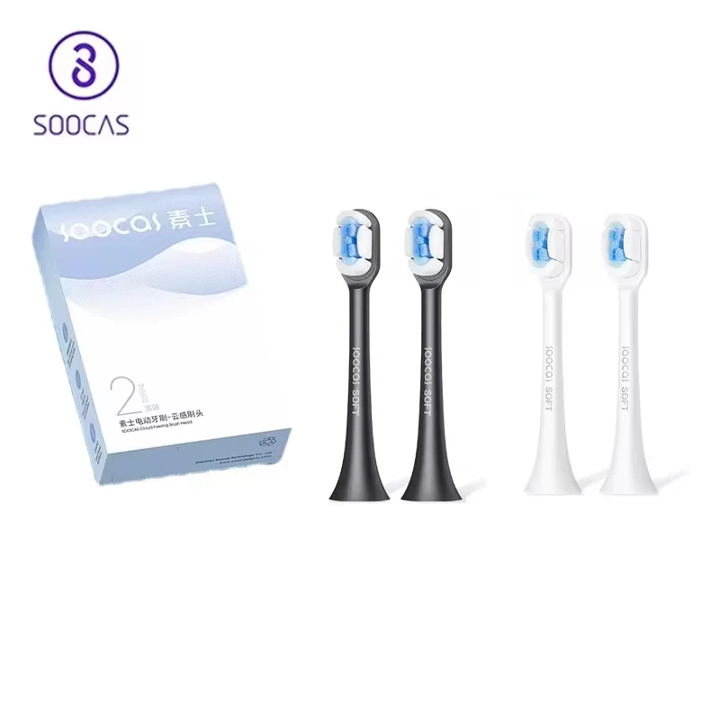 Original SOOCAS Sonic Electric Toothbrush Heads X1 X3 X3U X5 Replacement Teeth Brush Electric Toothbrush Replacement Heads 2/4/6