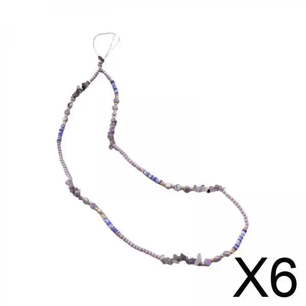 

Многофункциональный ремешок-подвеска для мобильного телефона, бисерное ожерелье для аксессуаров и декора смартфона