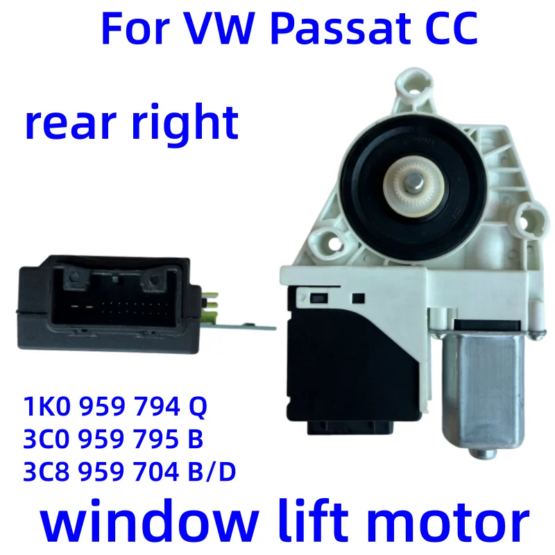 NEW Window lift motor For VW Passat B5 B6 B7 CC R36 1K0959794Q 1K0959795Q 1K0959794L 1K0959795L 1K0959704AB 3C0959794 3C8959703B