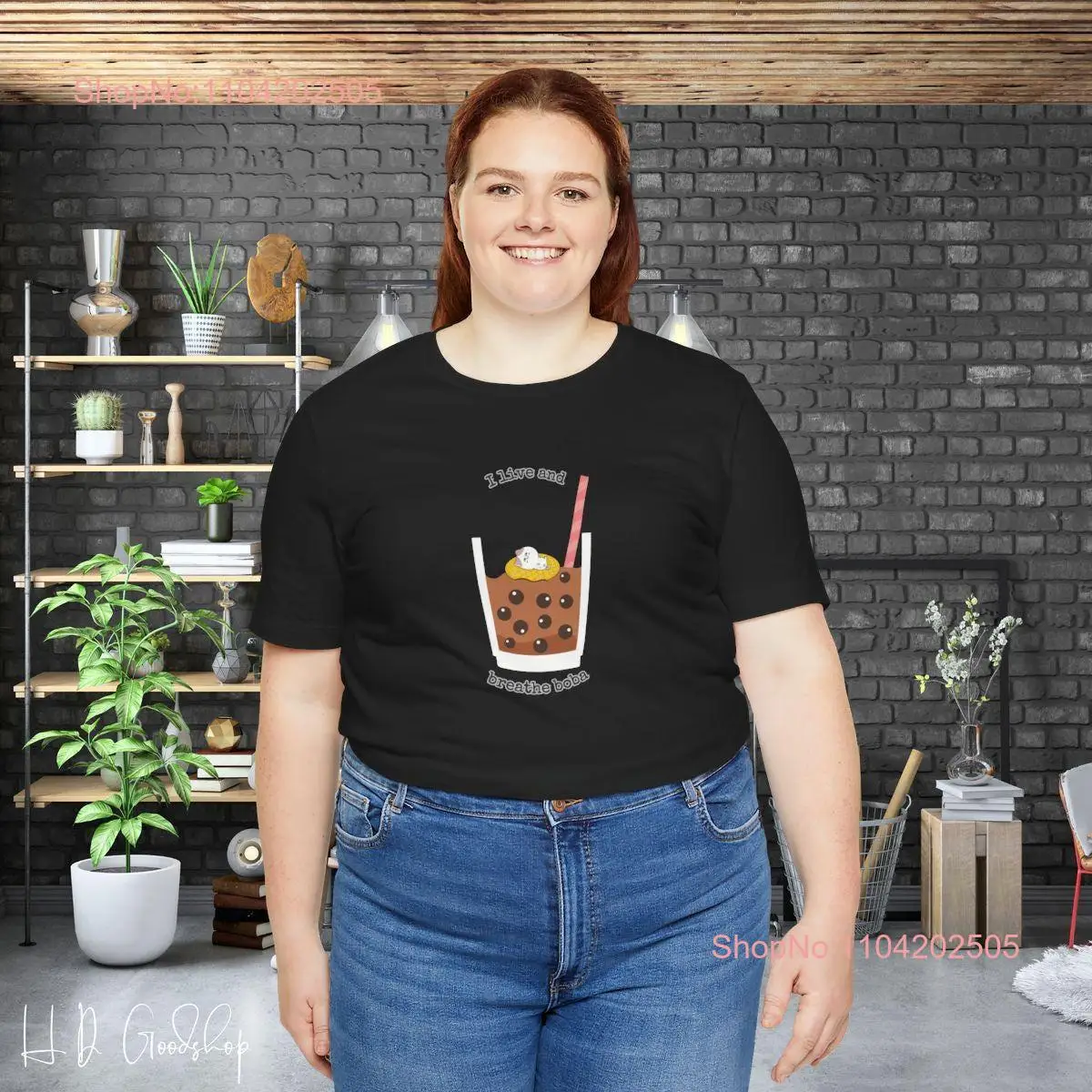 I Live and Breathe Boba T Shirt Perfect for Bubble Tea Lovers Featuring Fun Bold Design Enthusiasts to Showcase Their Passion