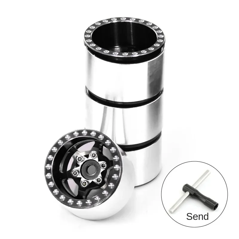 

Aluminum Alloy 1.0 Inch Beadlock Wheel Hub Rims for RC Crawler Car Axial SCX24 AX24 FCX24 1/18 TRX4M Metal Upgrade Parts