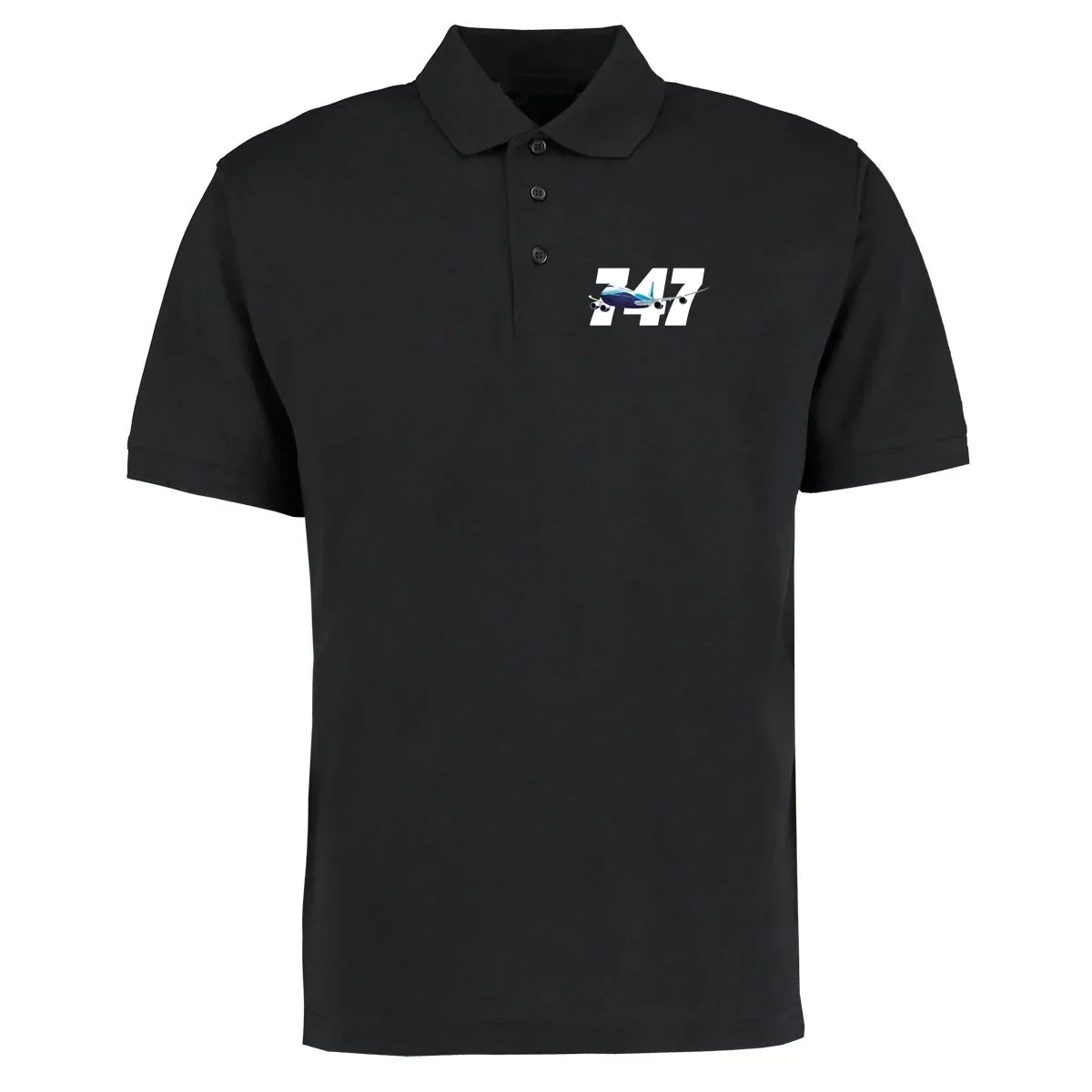 

Мужские хлопковые рубашки-поло Super 747 Aviation Aircraft Flight Pilots, футболки, топы