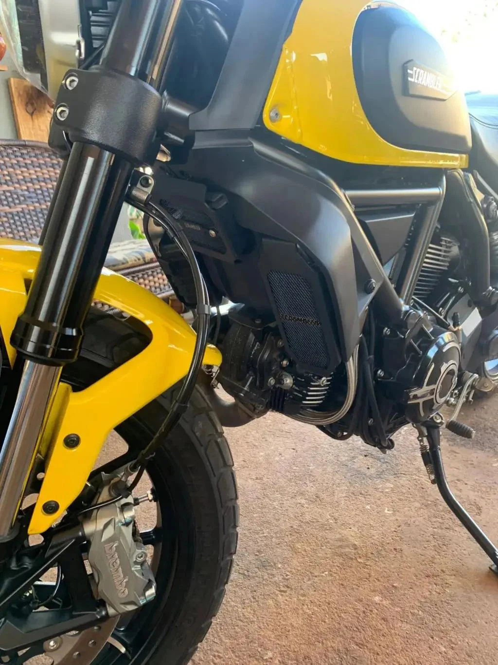 For Ducati Scrambler Desert Sled/Nightshift/Icon Dark/Classic/Full Throttle 2015-2023 Radiator Grille Guard Oil Cooler Protector