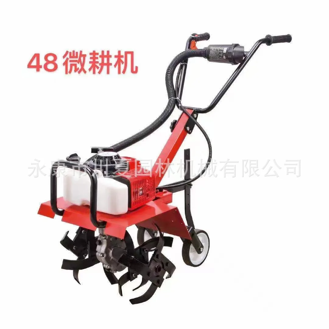 Spot  micro tiller agricultural rotary tiller scarifier tiller trencher lawn mower lawn mower home