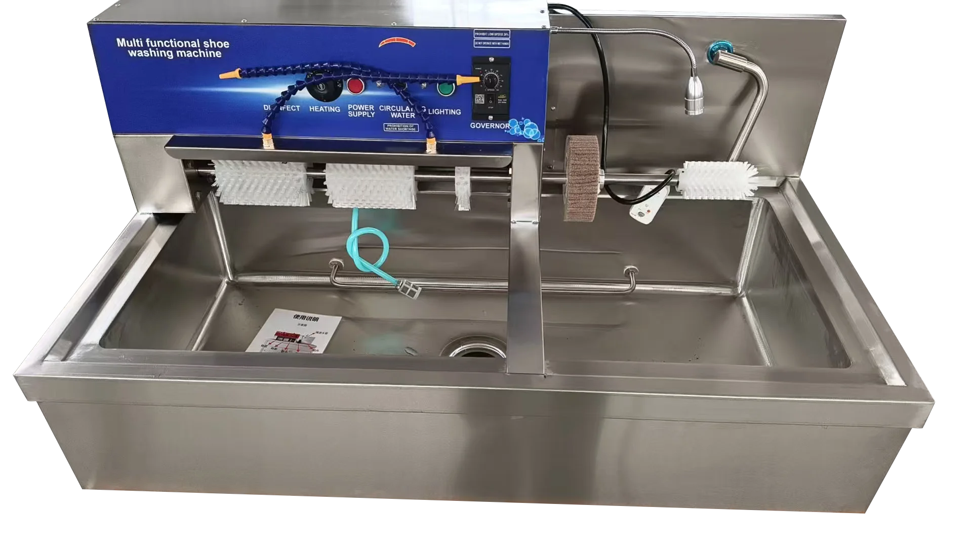 جودة عالية غسالة منظف الأحذية غسالة الأحذية التجارية مع مجفف ماكينة لغسل الأحذية #4