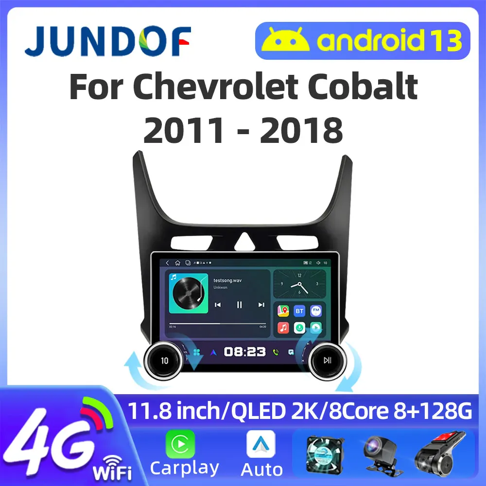 

11.8" 2K QLED For Chevrolet Cobalt 2 2011-2018 Car Radio Car Video Multimedia Players CarPlay Android 13 Navigation Head Unit