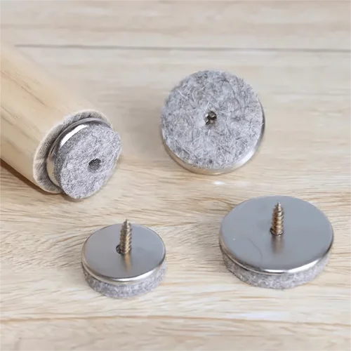 Imagen 2 del producto 32 Uds plata 22/24/28/38mm muebles de fieltro sofá silla pierna tornillo antideslizante suelo almohadilla antideslizante protectores de uñas