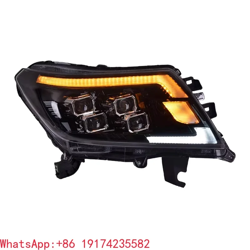 

For Nis san Navara NP300 Navarra Headlights 2014 2023 Auto Parts Head Lamp Head Lights Upgrade LED Headlamp DRL