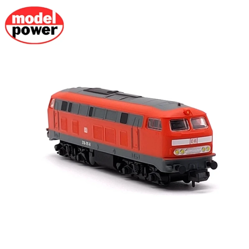 Modelo POWER N escala 1/160 alemán DB ferrocarril BR218 motor de combustión interna locomotora modelo de tren sin pantalla estática de energía