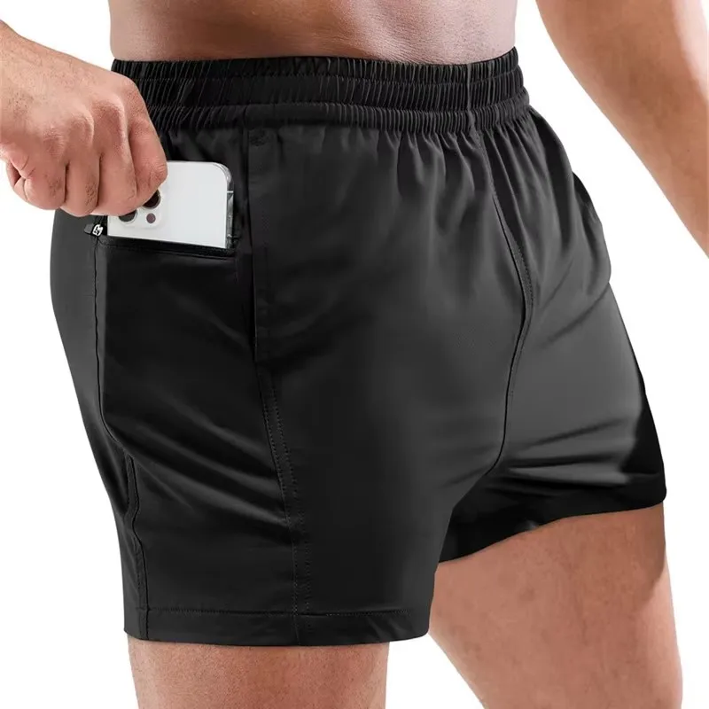 NEW Summer Men's running Shorts Lightweight Quick Dry Joggers Short Pants Gyms Homme Multi-Pocket sweatpants men Sports Shorts