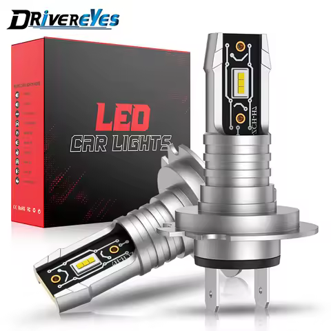 2pcs H7 LED Headlights Bulb Canbus 1:1 for Car Auto H4 H8 H11 9005 HB3 12V 6000K White 30000LM Driving LED Fog Light Lupuauto