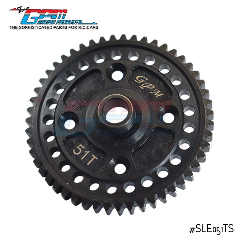 GPM Carbon Steel Spur Gear 51T For TRAXXAS 1/8 4Wd Sledge