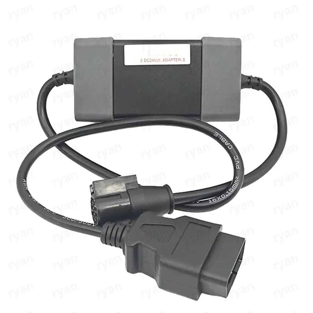 For ISUZU DC 24V Adapter TypeII For Tech2 Work For ISUZU Engine OBDII Diagnostic Connector Truck Adapter Scanner tools