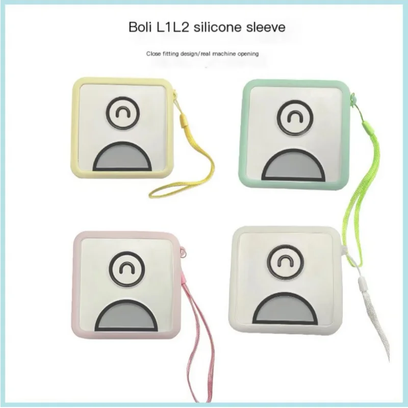 Capa translúcida dura Poooli, carregando saco de armazenamento, protetor Shell para impressora fotográfica, luva protetora de silicone