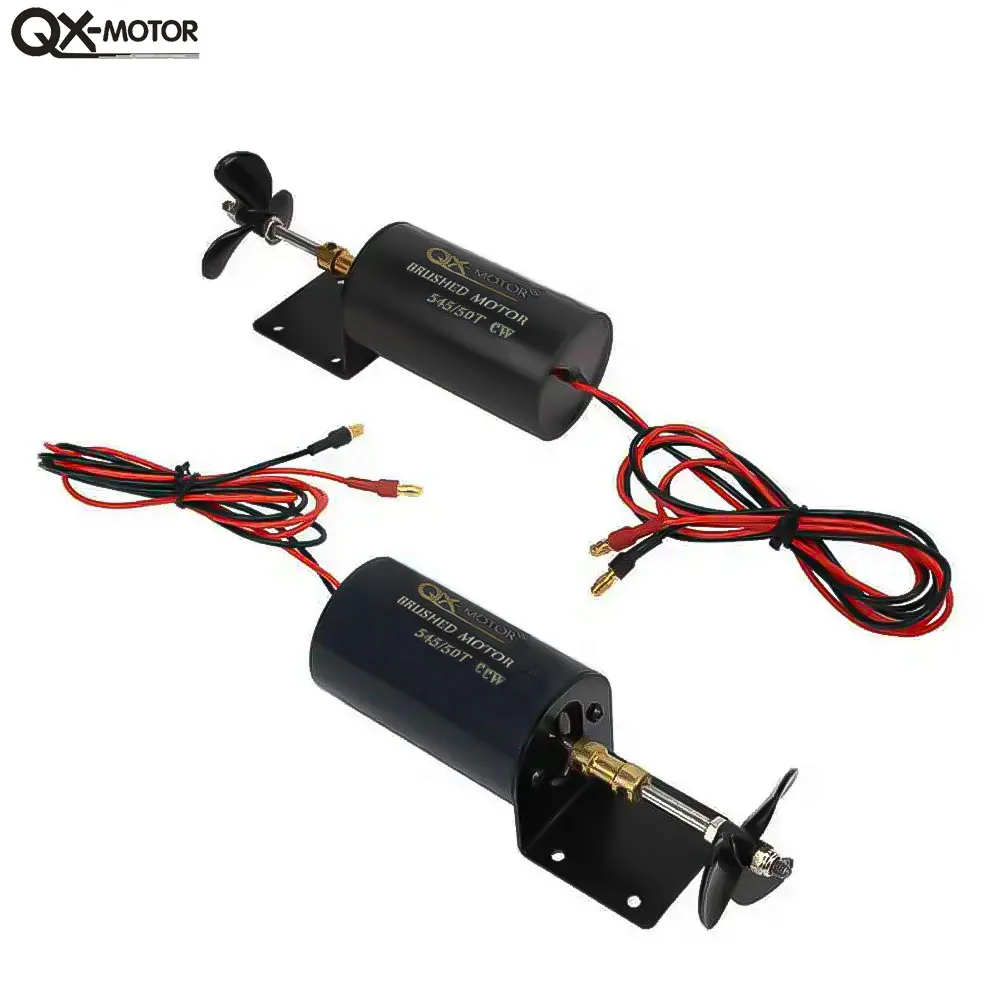 QX-Motor 545/50T Underwater Propeller 12V~16V Brush Motor For Unmanned / Nesting Trawler/Remote Control /Duck Boat