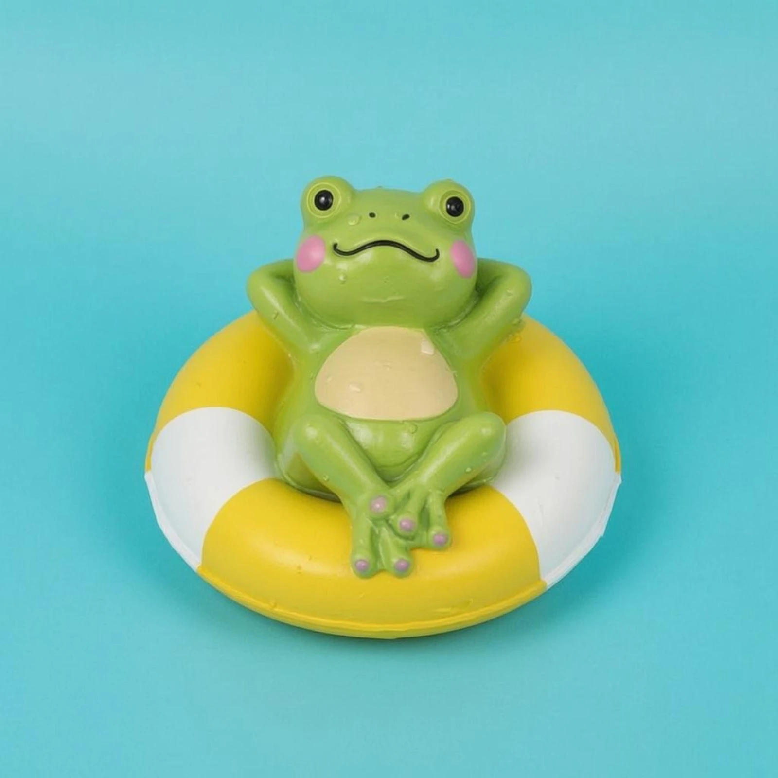 

Floating Frog Ornament Resin Pond Decoration Outdoor Decor Compact for Aquarium