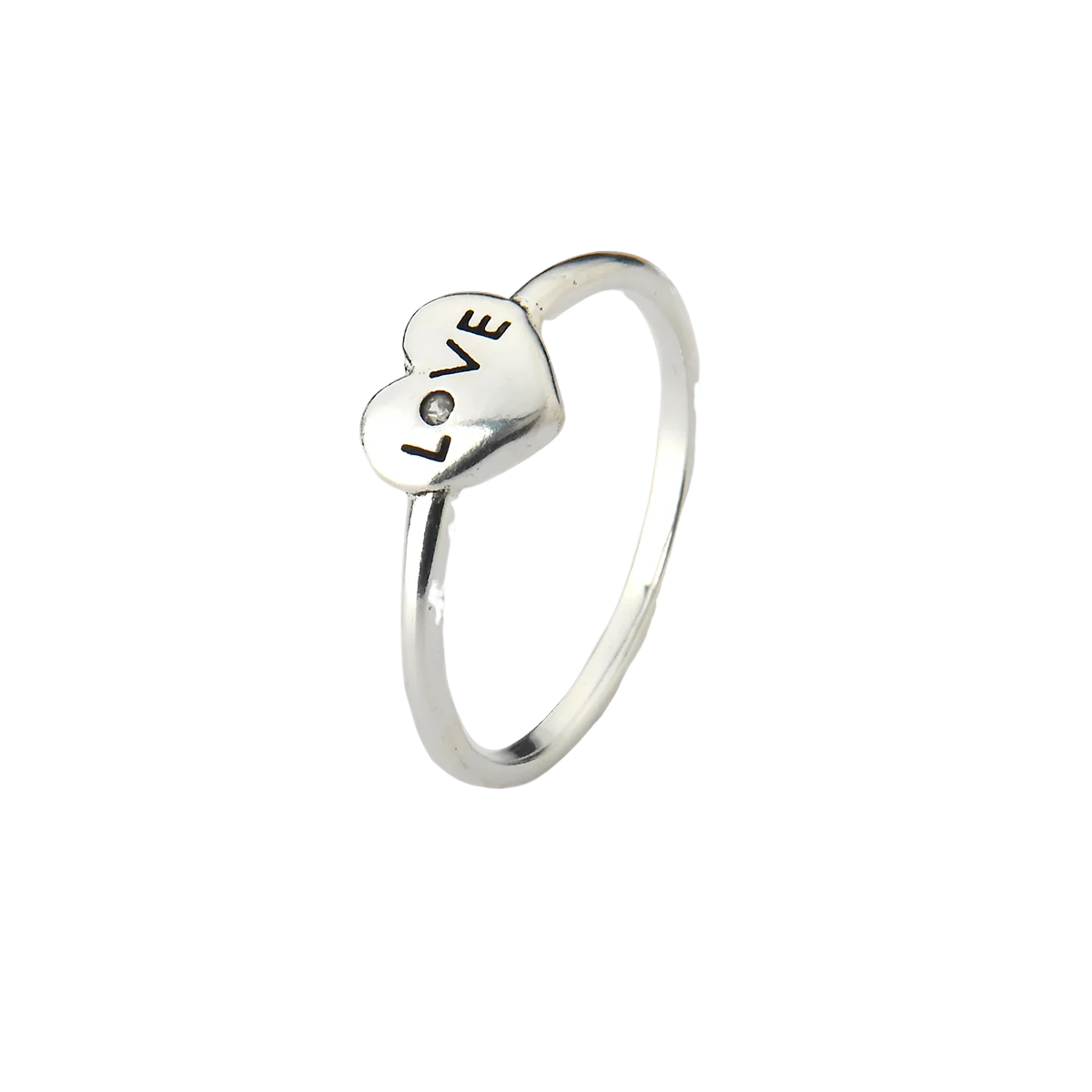 Minimalist Love Ring in 925 Silver