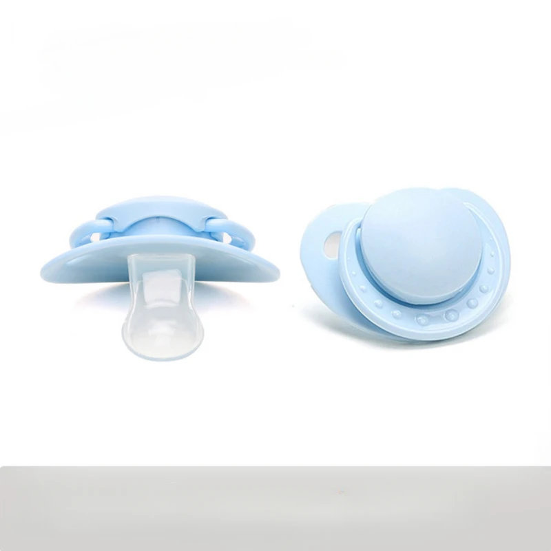 

1pc Baby Pacifier Solid Color Lovely Silicone Nipple Lovely Baby Teether Chewing Toys Nipple Chupetes