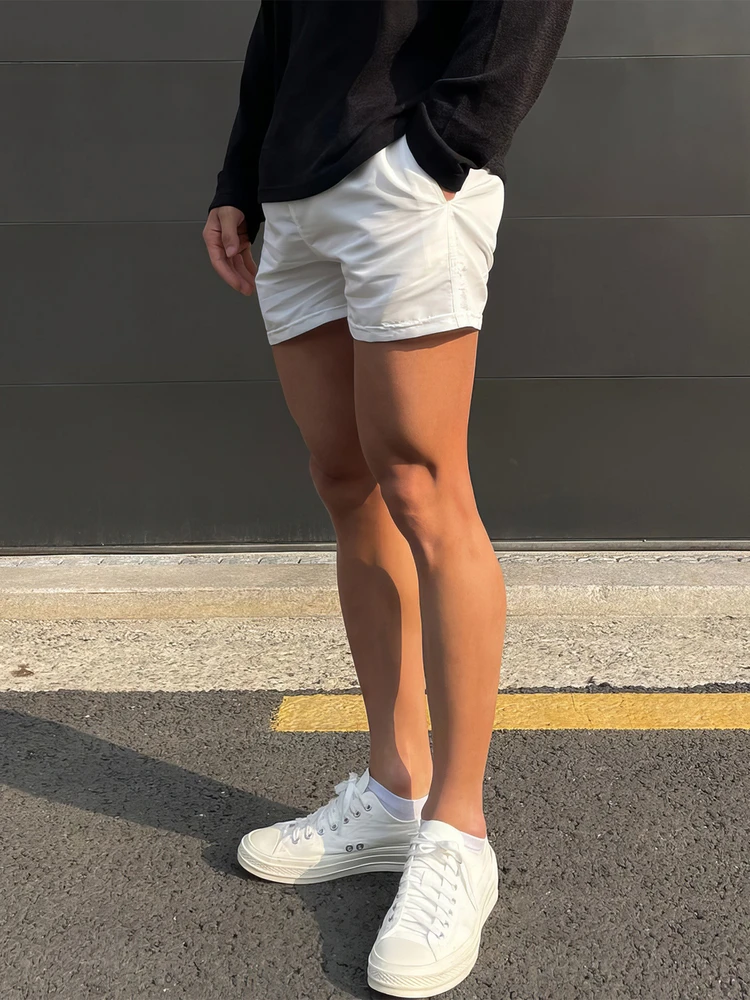 

White Lightweight Breathable Men's orts American Casual Sport Outdoor Qui Dry Straight Leg CleanFit Summer Faion