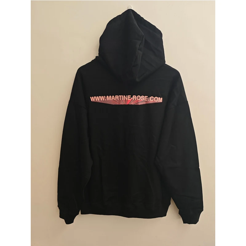 ريد مارتين روز المتدفقة الظل طباعة هوديي بلوزات الشتاء السوداء الرجال النساء جودة عالية فضفاض الرباط مقنعين البلوفرات