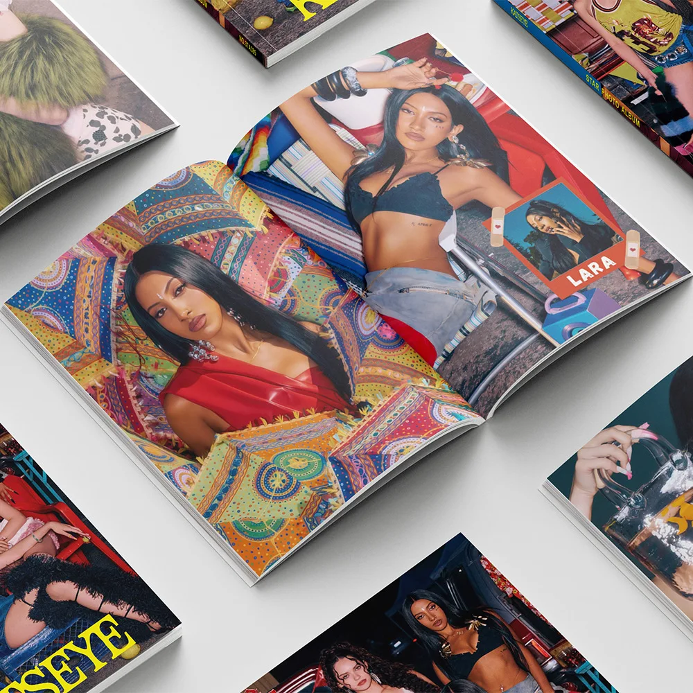 80 pezzi Idol KATSEYE Nuovo album Gabriela Magazine Collezione di foto di celebrità Daniela Yoonchae Lara Sophia Manon Megan Regali per i fan