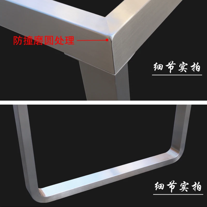 Stainless Steel Tea Table Legs, Custom Built-In Desktop Shelf Legs, Coffee Table Feet, Low Table Leg, Metal Support