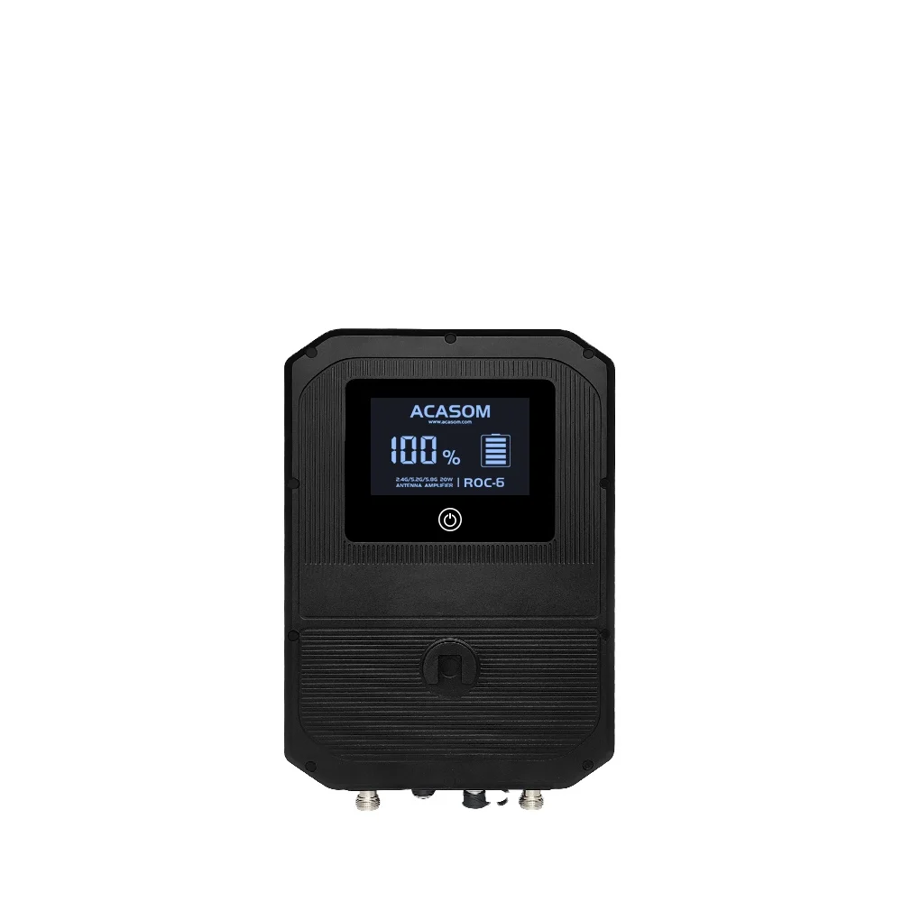 ACASOM ROC-6 Latest Antenna Full Kit WiFi Dr-one Amplifier Signal Booster with 2400-2500/5250-5850MHz Frequency Range