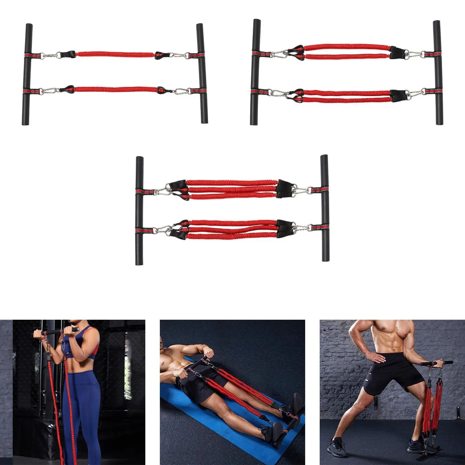 Chest Expander Arm ABS Workout Men Women Body Building Stretching Exerciser